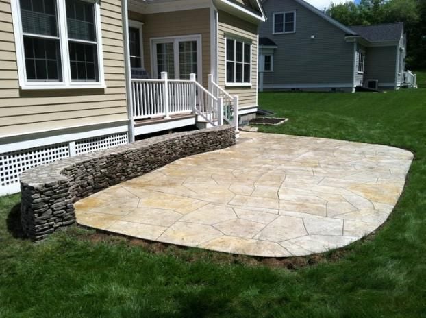 A recent patio companies job in the  area